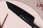 Couteau santoku kiritsuke 16cm japonais Sakai Takayuki Kurokage VG10 manche en wengé