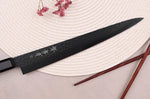 Couteau sujihiki 24cm japonais Sakai Takayuki Kurokage VG10 manche en wengé