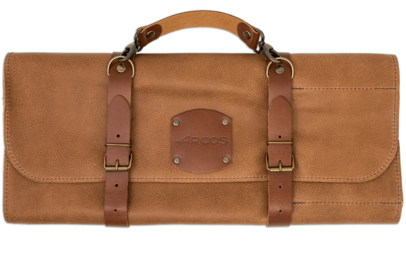 Trousse de cuisinier artisanale Arcos en cuir 10 places
