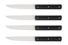Coffret de 4 couteaux de table faits mains Perceval 888 noir