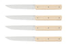 Coffret de 4 couteaux de table faits main Perceval 888 façon ivoire