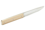 Coffret de 4 couteaux de table faits main Perceval 888 façon ivoire