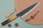 Couteau de chef kiritsuke japonais artisanal Sakai Takayuki Homura Guren 22,5cm