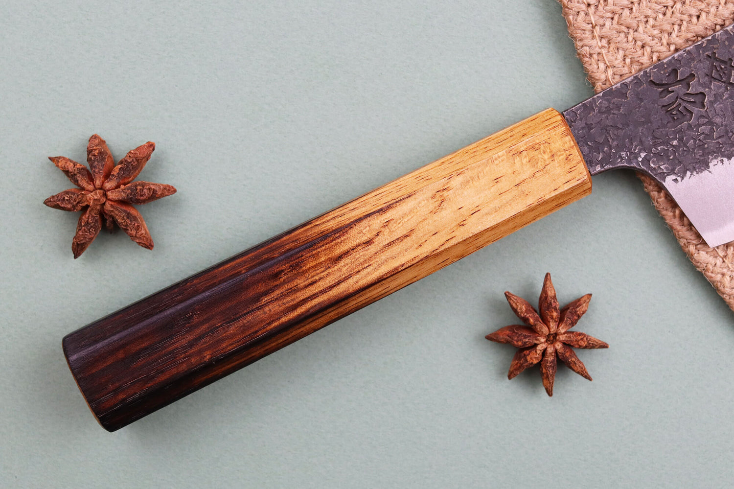 Couteau nakiri japonais artisanal Sakai Takayuki Homura Guren 18cm