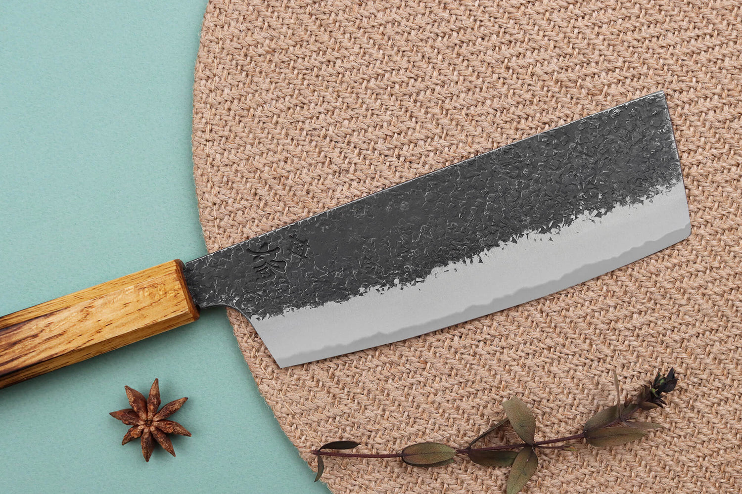 Couteau nakiri japonais artisanal Sakai Takayuki Homura Guren 18cm