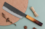 Couteau nakiri japonais artisanal Sakai Takayuki Homura Guren 18cm