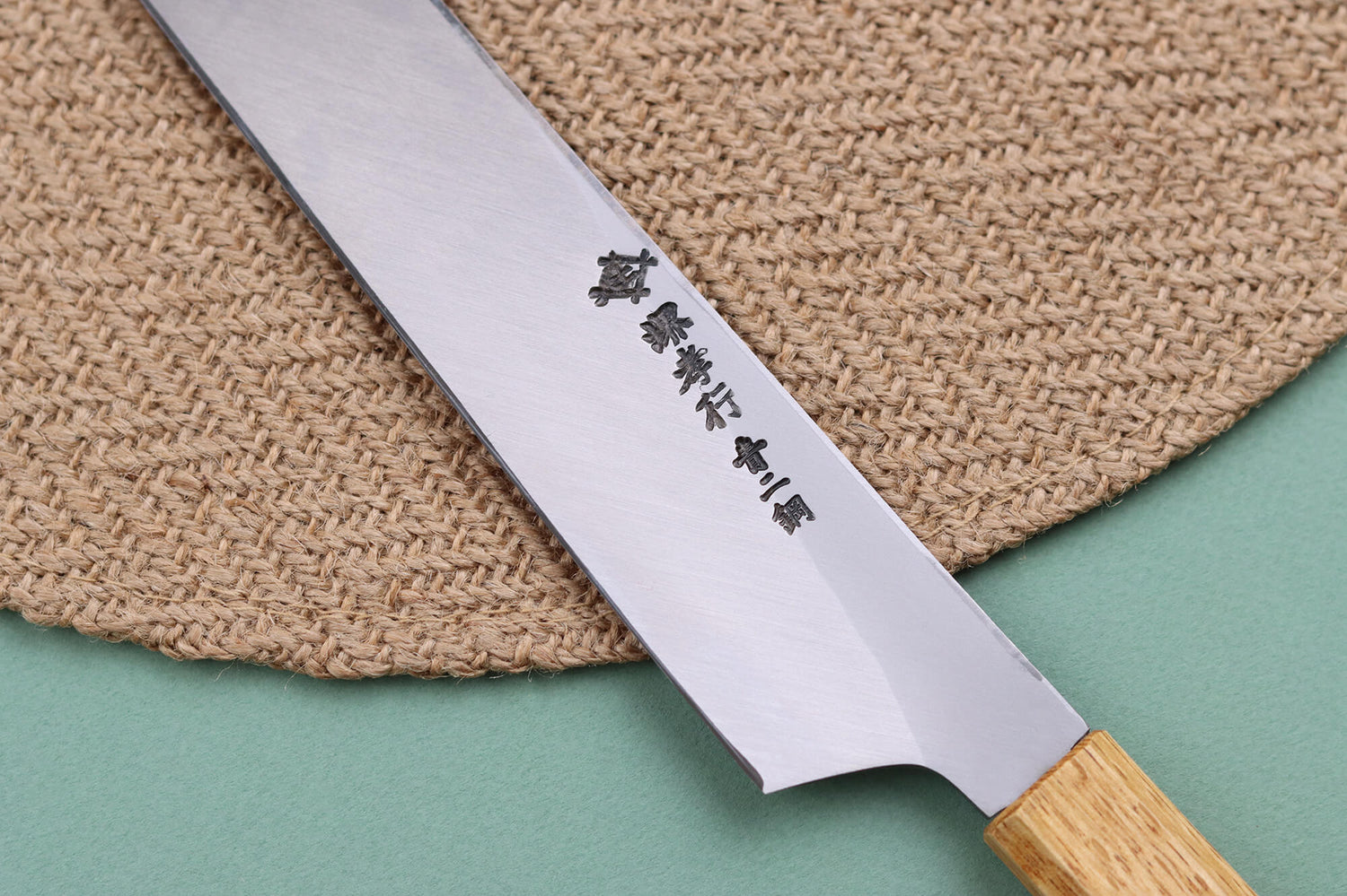 Couteau sakimaru takohiki japonais artisanal Sakai Takayuki Homura Guren 30cm