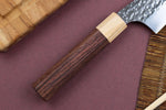 Couteau bunka japonais artisanal martelé Yu Kurosaki senko 16.5cm acier SG2