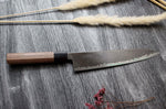 Couteau de chef kiritsuke japonais artisanal Kagekiyo Black Damascus VG10 21cm