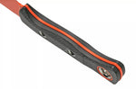 Couteau Benchmade Meatcrafter 15500OR-2 lame orange 15,4cm manche aluminium/carbone gris + étui