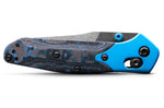 Couteau pliant Benchmade Mini Osborne 945-221 édition limitée lame damassée manche carbone 9,8cm