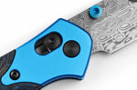 Couteau pliant Benchmade Mini Osborne 945-221 édition limitée lame damassée manche carbone 9,8cm