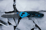 Couteau pliant Benchmade Mini Osborne 945-221 édition limitée lame damassée manche carbone 9,8cm