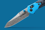 Couteau pliant Benchmade Mini Osborne 945-221 édition limitée lame damassée manche carbone 9,8cm
