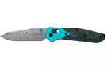 Couteau pliant Benchmade Mini Osborne 945-221 édition limitée lame damassée manche carbone 9,8cm