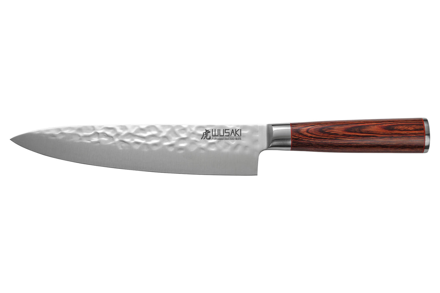 Couteau de chef Wusaki Pakka X50 20cm manche pakkawood