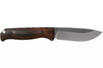 Couteau Benchmade Saddle Mountain Skinner 15002 lame 10,7cm manche bois stabilisé + étui en cuir