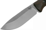 Couteau Benchmade Saddle Mountain Skinner 15002 lame 10,7cm manche bois stabilisé + étui en cuir