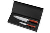 Coffret 2 couteaux Wusaki Pakka X50 pakkawood Chef + Office