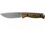Couteau Benchmade Saddle Mountain Skinner 15002-1 lame noire 10,7cm manche G10/Richtlite + étui boltaron