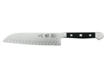 Couteau santoku alvéolé Güde Alpha 18cm en acier forgé