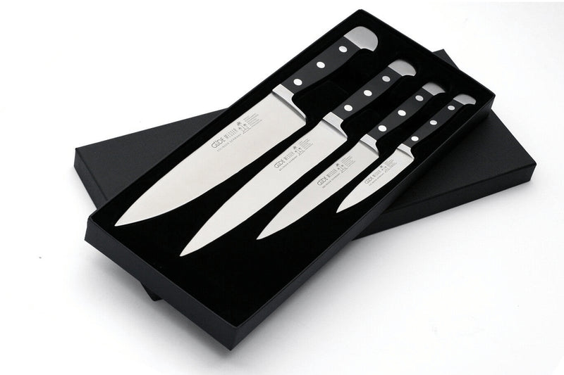 Coffret 4 couteaux Güde Alpha en acier forgé