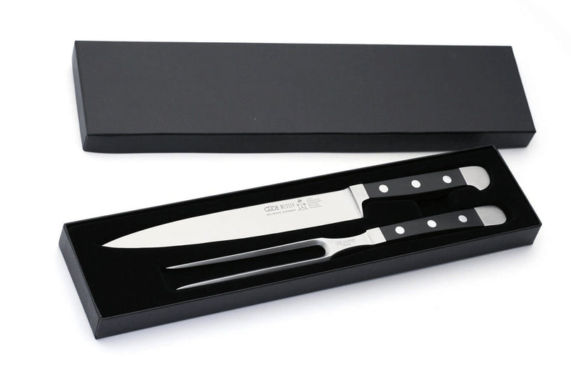 Coffret à découper Güde Alpha en acier forgé