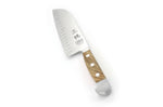 Couteau santoku alvéolé Güde Alpha Olive 18cm en acier forgé