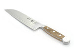 Couteau santoku alvéolé Güde Alpha Olive 18cm en acier forgé
