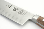 Couteau santoku alvéolé Güde Alpha Olive 18cm en acier forgé