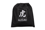 Tablier de cuisine Wusaki en toile bleue et cuir 83x67,5cm - Taille unique