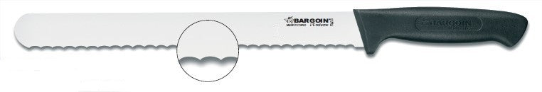Couteau à génoise lame dentelée Bargoin - 33cm