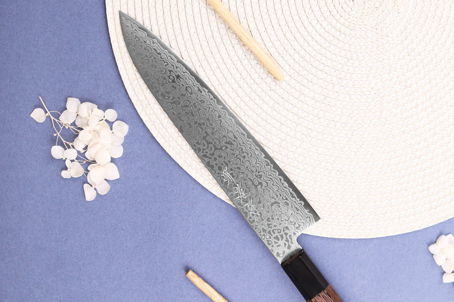 Couteau de chef 21cm japonais Sakai Takayuki Ginga damas