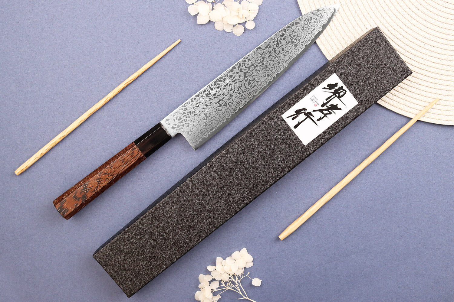 Couteau de chef 21cm japonais Sakai Takayuki Ginga damas