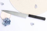 Couteau yanagiba japonais 21cm Sakai Takayuki Nanairo manche en résine ABS laquée
