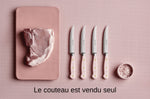 Couteau à steak Wusthof Classic Colour Pink Himalayan Salt forgé lame 12cm