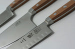 Couteau santoku Gude Alpha Poire 18cm en acier forgé