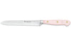 Couteau à saucisson Wusthof Classic Colour Pink Himalayan Salt forgé lame crantée 14cm
