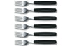 Set de 6 fourchettes Victorinox Swiss Classic en acier manche noir