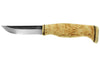 Couteau Arctic Legend Hobby Knife AL903 artisanal lame 9,5cm manche en bouleau + étui en cuir
