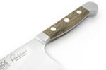 Couteau de chef chinois Güde Alpha Chêne 16cm en acier forgé