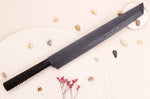 Couteau sakimaru takohiki japonais artisanal 27cm Sakai Takayuki Byakko manche en ébène + étui