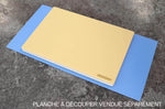 Tapis antidérapant bleu Hasegawa pour planche à découper - M