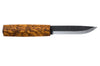 Couteau Helle Viking H096 lame en acier carbone 11cm manche en bois de bouleau + étui en cuir