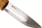 Couteau Helle Gaupe H310 lame en acier inox 10,7cm manche en bois de bouleau + étui en cuir