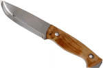 Couteau Helle Utvaer H600 lame en acier 10cm manche en bouleau frisé + étui en cuir