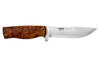Couteau Helle GT H036 lame en acier inox 12,3cm manche en bouleau frisé + étui en cuir