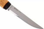 Couteau Helle Hellefisk H120 lame en inox 12,3cm manche en liège + étui en cuir