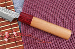 Couteau d'office japonais artisanal Tsunehisa Aogami Super martelé 8cm