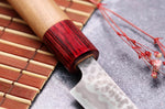 Couteau d'office japonais artisanal Tsunehisa Aogami Super martelé 8cm